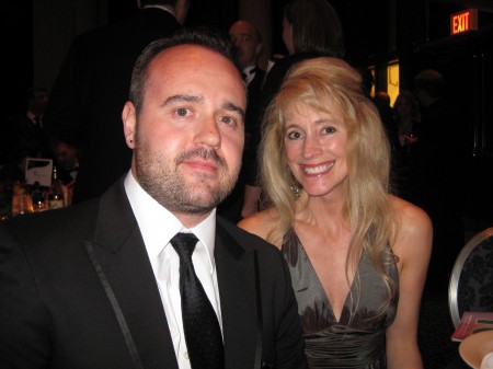 Zemoga's Dan Licht and Palio's Lori Goodale at the 2010 Manny Awards